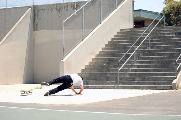 18 stair rail break dance